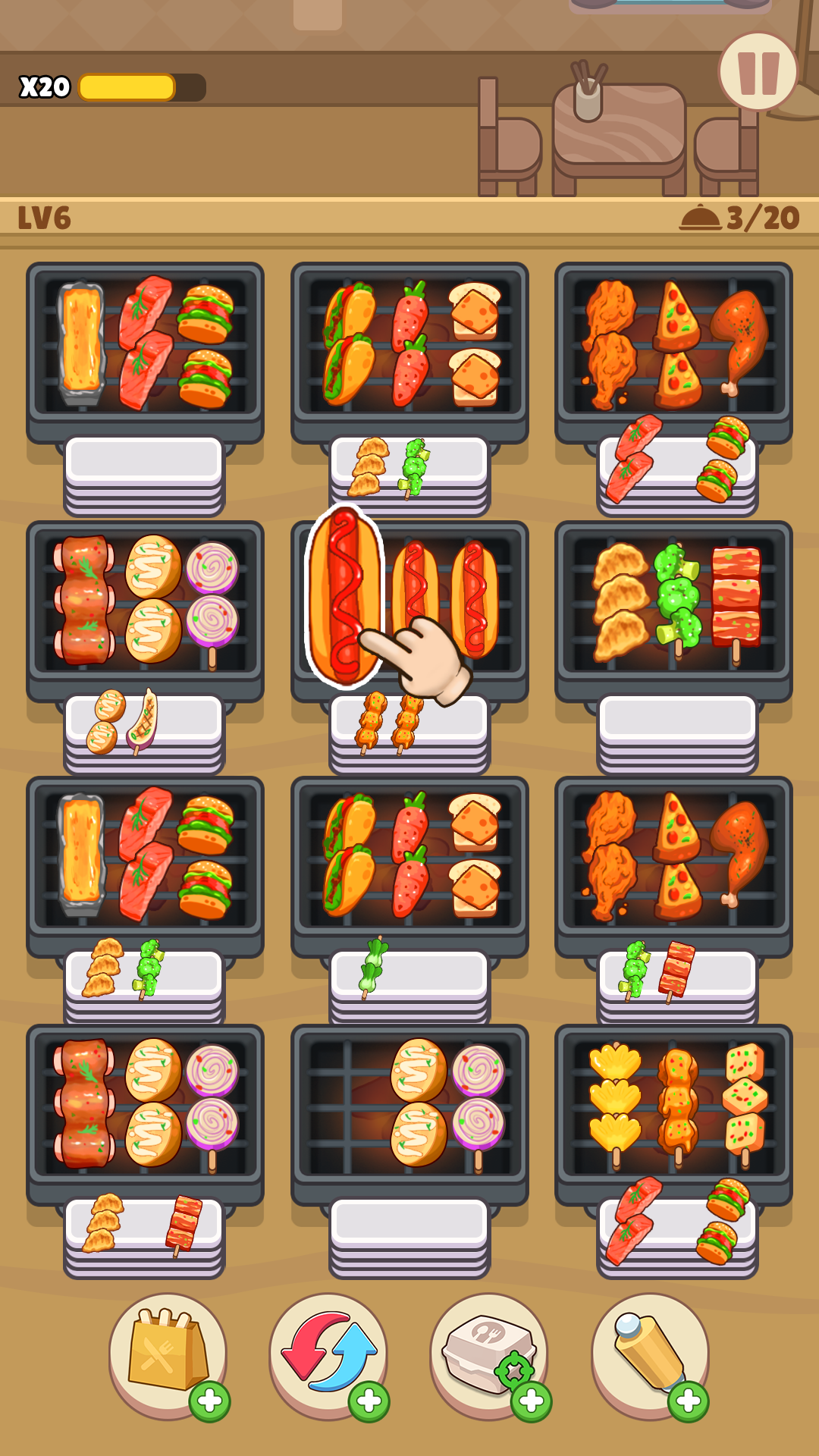 Foodie Sizzle gameplay level 36