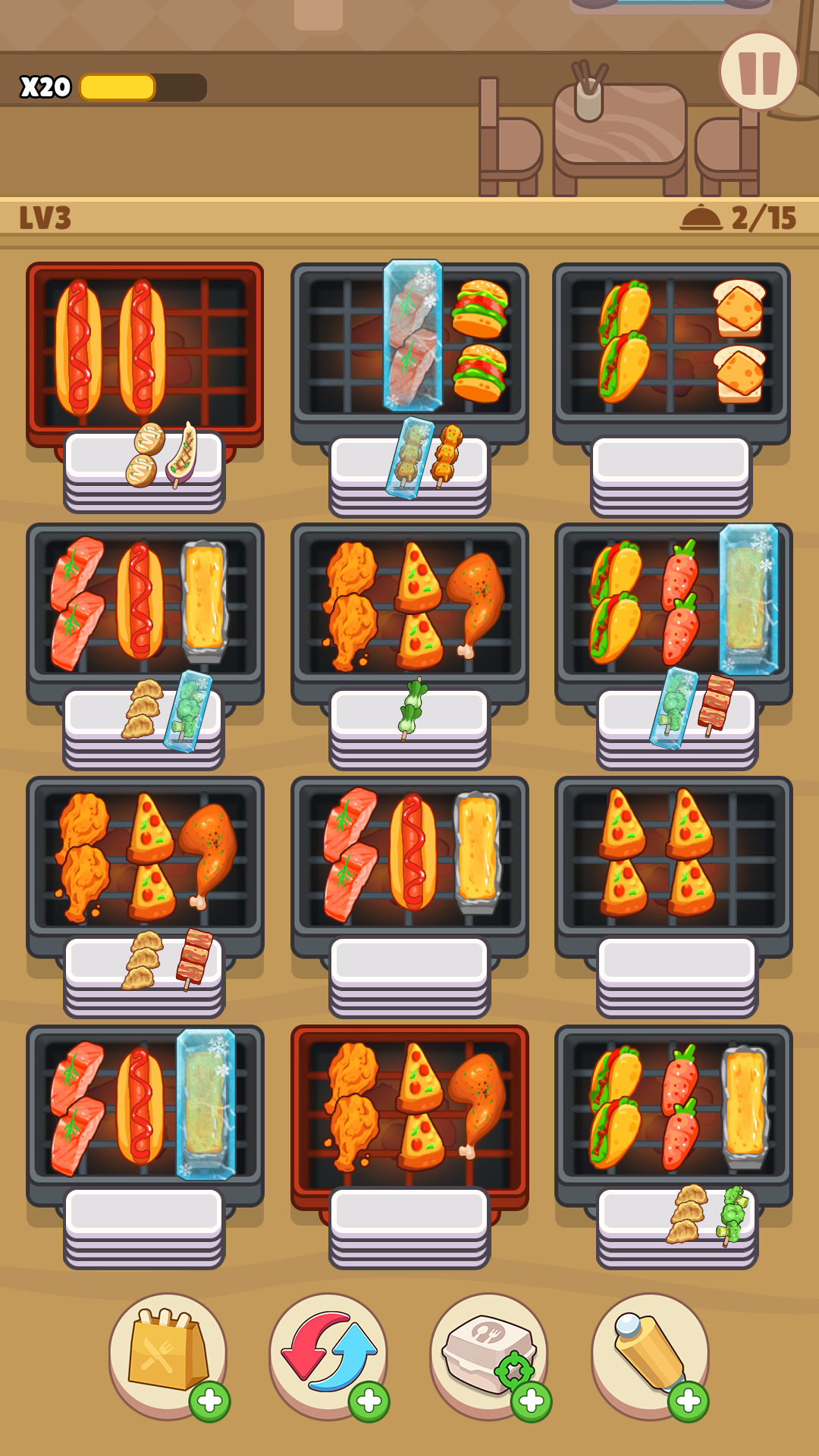 Foodie Sizzle gameplay level 6